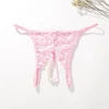 Pearl Massage G-String Panties Sexy Women Underwear Crotch Lace Thong Temptation Lingerie Brief Elegant Underwear #1354