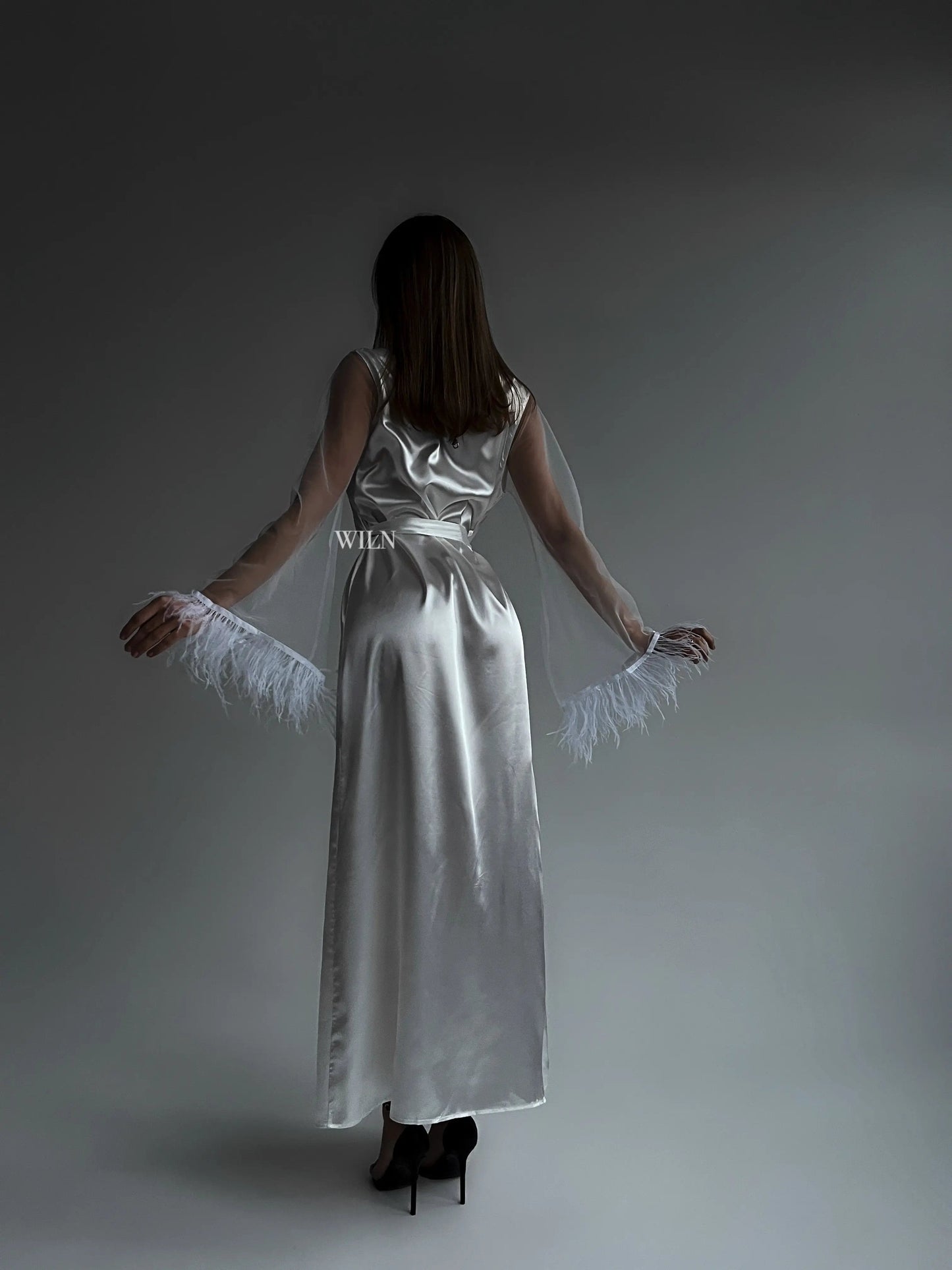 Bellafera Goddess Satin Robe