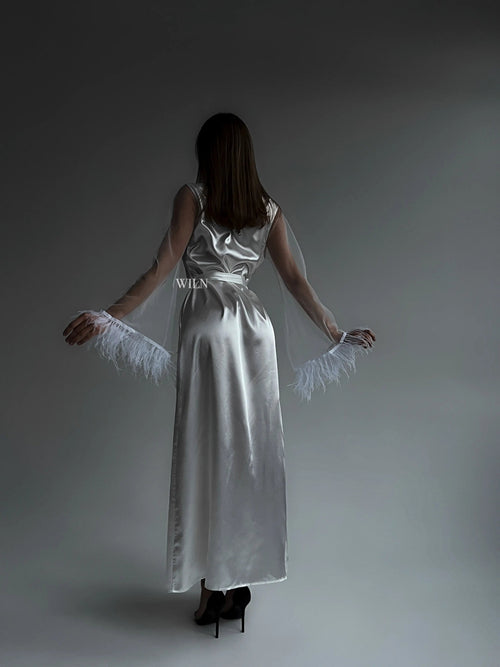 Bellafera Goddess Satin Robe