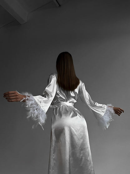 Bellafera Affection Satin Robe
