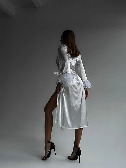 Bellafera Affection Satin Robe