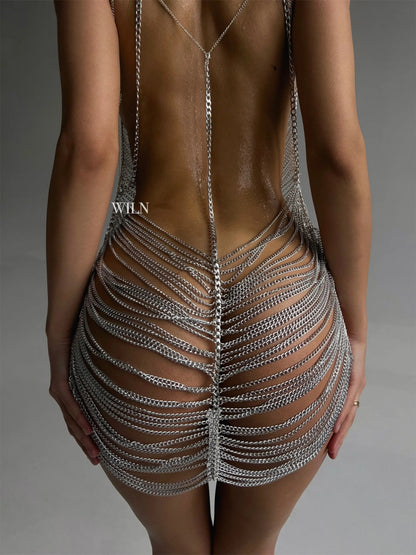 Bellafera Siren Silver Dress