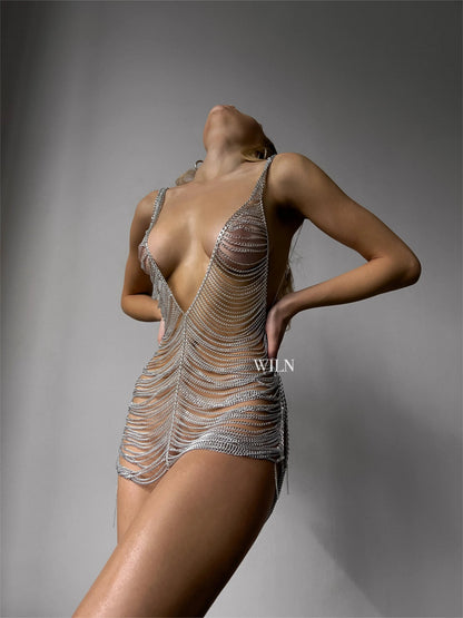 Bellafera Siren Silver Dress