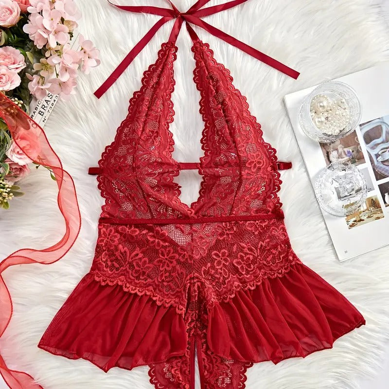 Show Me Crotchless Babydoll - S/M/L/XL-1