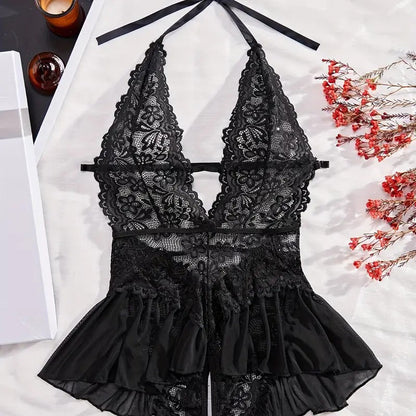 Show Me Crotchless Babydoll - S/M/L/XL-3